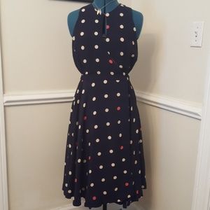 Anthropologie Polka Dot Dress Size 6